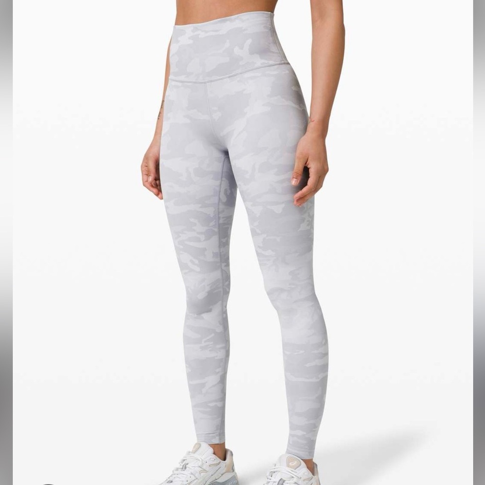 lululemon athletica Winder Under Grey Camouflage Leggings